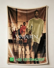 Yves Saint Laurent Throw Blankets